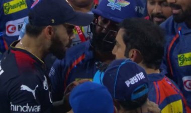 IPL 2023: Gambhir and Naveen are fighting together with Virat Kohli, lest the quarrel start again
