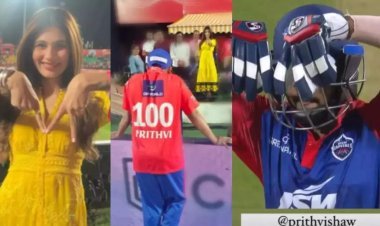 DC vs PBKS: 'Girlfriend' Nidhi Tapadia showered some love on Prithvi Shaw's stormy half-century