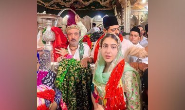 Sara Ali Khan reached Ajmer Sharif Dargah before the release of Zara Hatke Zara Bachke, prayed for the film