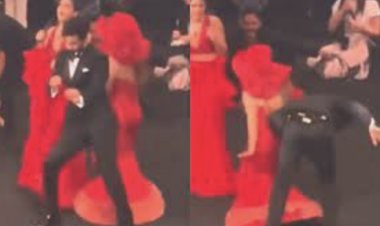 Rakhi Sawant hit Vicky Kaushal while dancing, Katrina Kaif's husband survived by falling