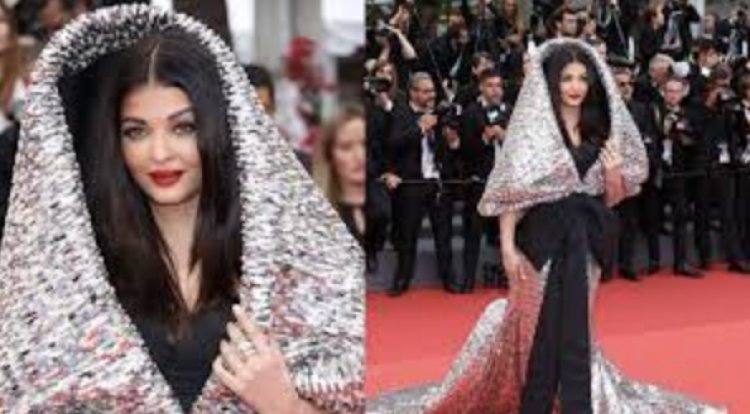 Cannes 2023: Aishwarya Rai Bachchan walked the red carpet wearing a silver hoodie gown, people were left watching