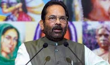 Mukhtar Abbas Naqvi's target on Rahul Gandhi said- PM Modi is an elected leader while he is a leader by chance