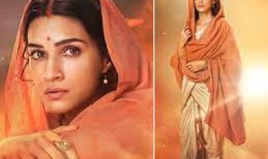 Adipurush: Kriti Sanon arrived at the event wearing a dupatta of 'Ram Darbar', Janki's look of 'Adipurush' in discussion