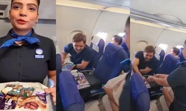 Dhoni was seen playing candy crush in flight, air hostess gave him a letter with chocolate