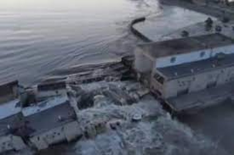 Russia destroys Ukraine's largest Kakhovka dam, about 80 villages at risk of flooding