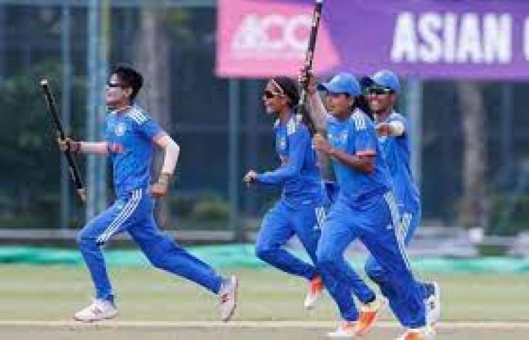 India won the Emerging Asia Cup by defeating Bangladesh by 31 runs, Shreyanka Patil and Mannat Kashyap's strong performance