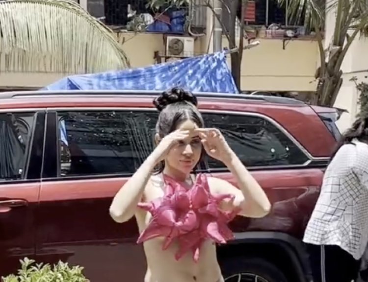 Urfi Javed's top created a sensation, fans went crazy after watching the video, making strange comments