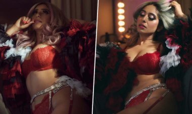 Neha Bhasin Sets Social Media on Fire with Red Bikini Photos