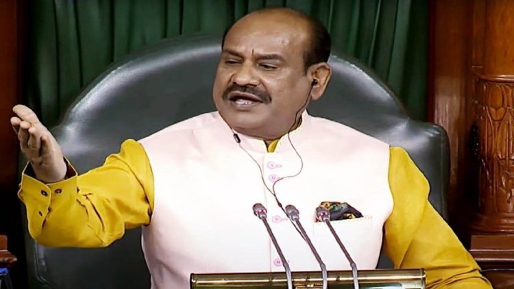 Om Birla sitting on Speaker's chair today after persuasion by MPs was angry because of this