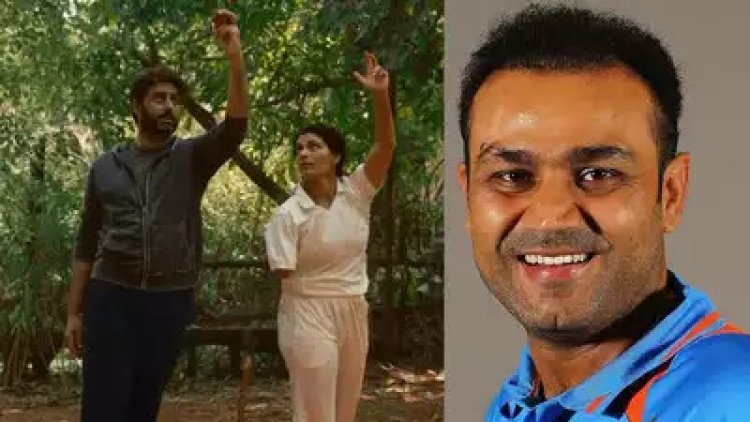 Virender Sehwag Reviews Abhishek Bachchan's Ghoomar, Calls it a 'Must-Watch'