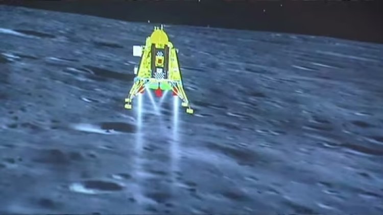 India's Chandrayaan-3 successfully lands on the Moon's South Pole