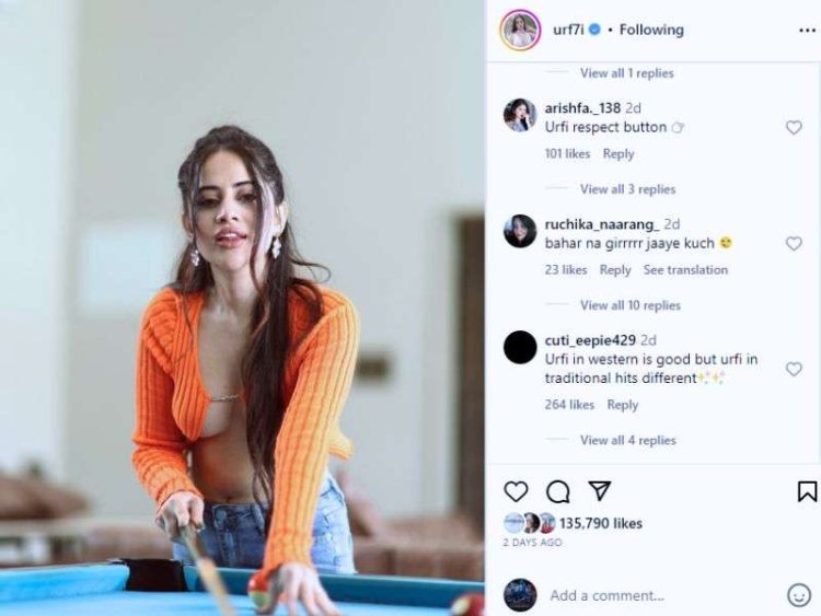 Urfi Javed posted such a photo while playing Gilli Danda, seeing which the fans said - put the button