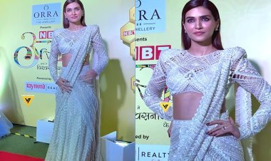 Kriti Sanon's Elegant White Saree Look Takes the Internet by Storm