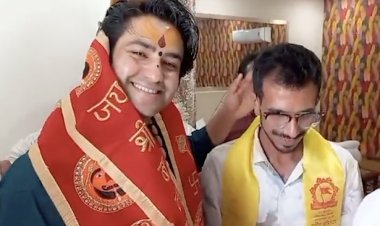 After Kuldeep Yadav's wish was fulfilled, Yuzvendra Chahal also reached Bageshwar Dham with a vow to play the World Cup