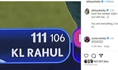 When KL Rahul thrashed Pakistani bowlers and scored a century, Athiya Shetty was touched, said - You are my everything, I love you