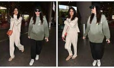 Karisma Kapoor- Janhvi Kapoor seen together at Mumbai airport: Many celebs including Kiara Advani- Siddharth Malhotra were seen.