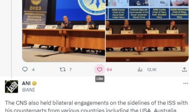 Indian Navy Chief participated in the International Sea Power Seminar, held bilateral talks with these countries