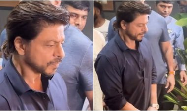 After the success of Jawan, Shah Rukh Khan reached the feet of Bappa, went to T-Series office and took blessings