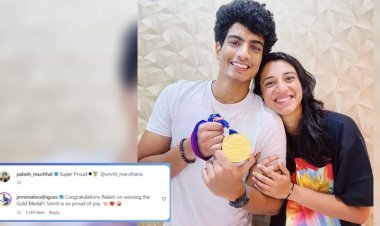 Smriti Mandhana's boyfriend Palash shared a heart-touching picture, Jemima commented