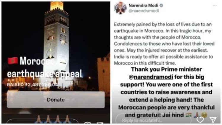 'Thank you very much for this great support...' Nora Fatehi thanked PM Modi with folded hands