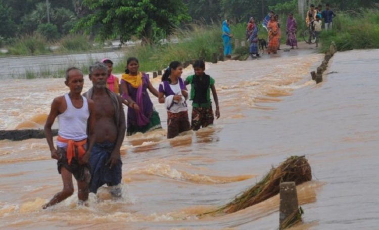 Danger of flood due to heavy rain in Odisha