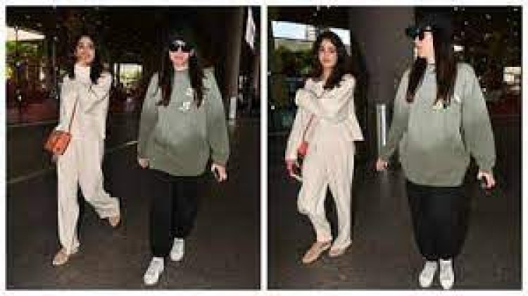 Karisma Kapoor- Janhvi Kapoor seen together at Mumbai airport: Many celebs including Kiara Advani- Siddharth Malhotra were seen.
