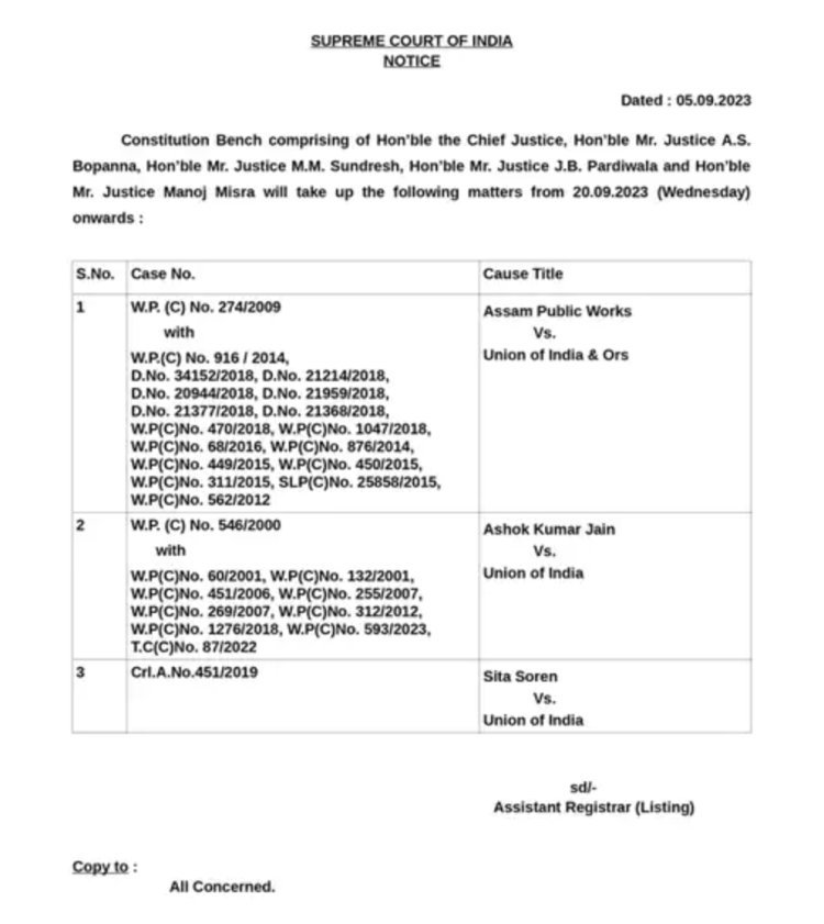 3 cases in SC today: Citizenship of illegal immigrants, SC-ST reservation in Lok Sabha-Assembly and exemption of MPs from criminal cases