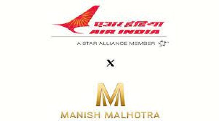 Air India: Manish Malhotra will design uniforms for employees, the airline announced the agreement.