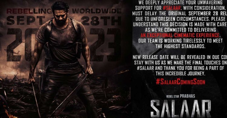 Salaar Release Date: Prabhas will face Shahrukh Khan, new release date of 'Salaar' announced