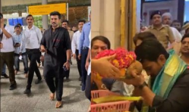 People praised Ram Charan for taking blessings of Ganpati Bappa at Siddhivinayak temple a soon as he came to Mumbai