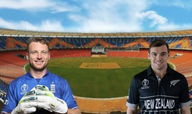 ODI World Cup will start today, there will be a tough competition between England and New Zealand at Narendra Modi Stadium