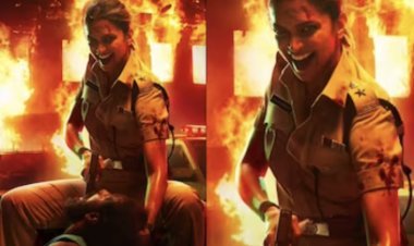 Deepika Padukone created a sensation by becoming 'Lady Singham', Rohit Shetty released the first look of the actress