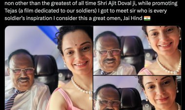 Kangana Ranaut met Ajit Doval amid Tejas promotion, shared photo with National Security Advisor