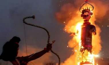Ravana burning across the country on Dussehra