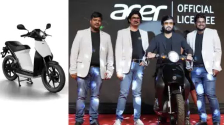 Laptop manufacturing company Acer launches its first electric scooter will give a range of 80 on a single charge
