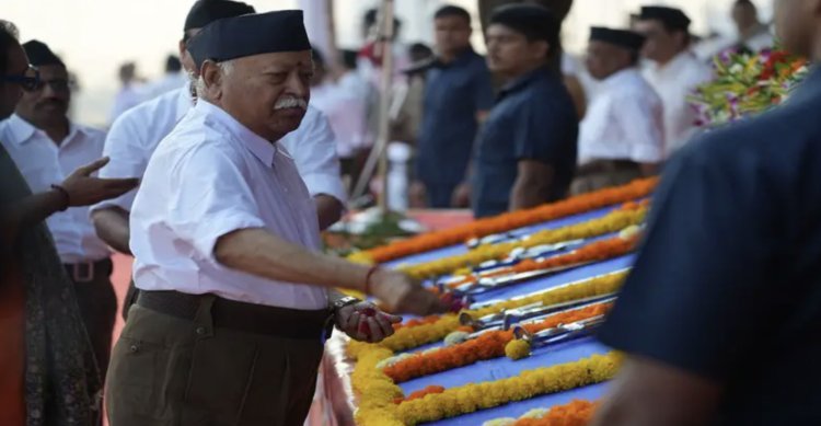 'Vote only keeping in mind the identity and integrity of the country', what did the Sarsanghchalak say on everything from Manipur violence to Israel war