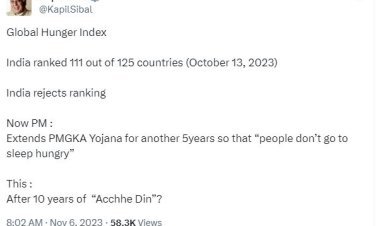 PMGKAY Scheme: 'It is needed even after 10 years of good days...', Kapil Sibal's taunt on the extension of PM free ration scheme