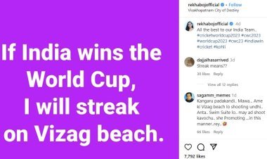 'If India wins the World Cup, I will take off my clothes and run', South actress' statement created a sensation