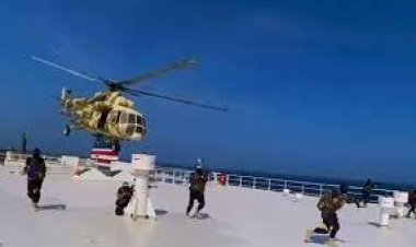 Houthi rebels released video of hijacking a ship