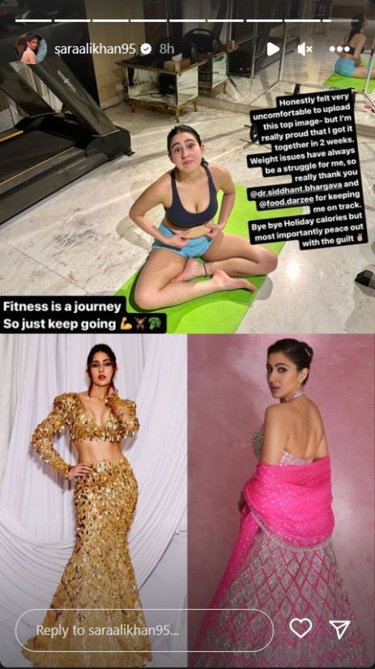 'I was feeling very uncomfortable', Sara Ali Khan wrote this by sharing photos