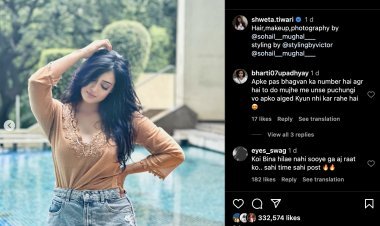Shweta Tiwari showed killer looks in deep neck top at the poolside side, fans said - 'You should have been in Animal'