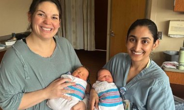 One mother, two wombs, birth of two healthy children