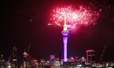 Happy New Year!! Celebrated first in New Zealand