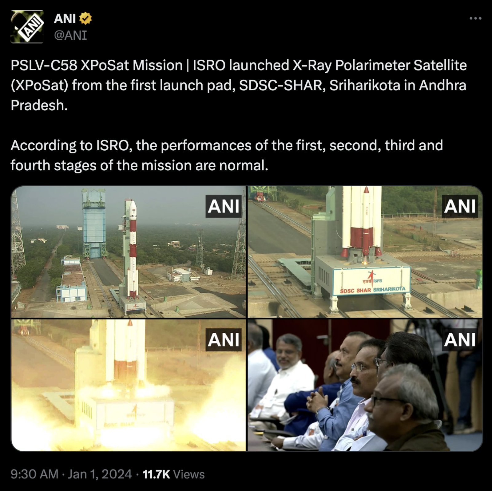 After Chandrayaan-3, ISRO again created history, launched XPoSAT satellite