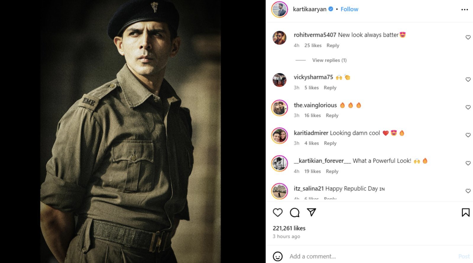 Chandu Champion: Fans got excited after seeing Kartik Aaryan's caption on Republic Day, said this after seeing the poster