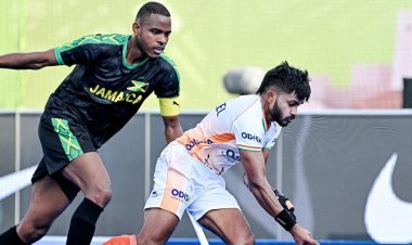 With four goals from Maninder Singh, India thrashed Jamaica 13-0 and advanced to the World Cup quarterfinals