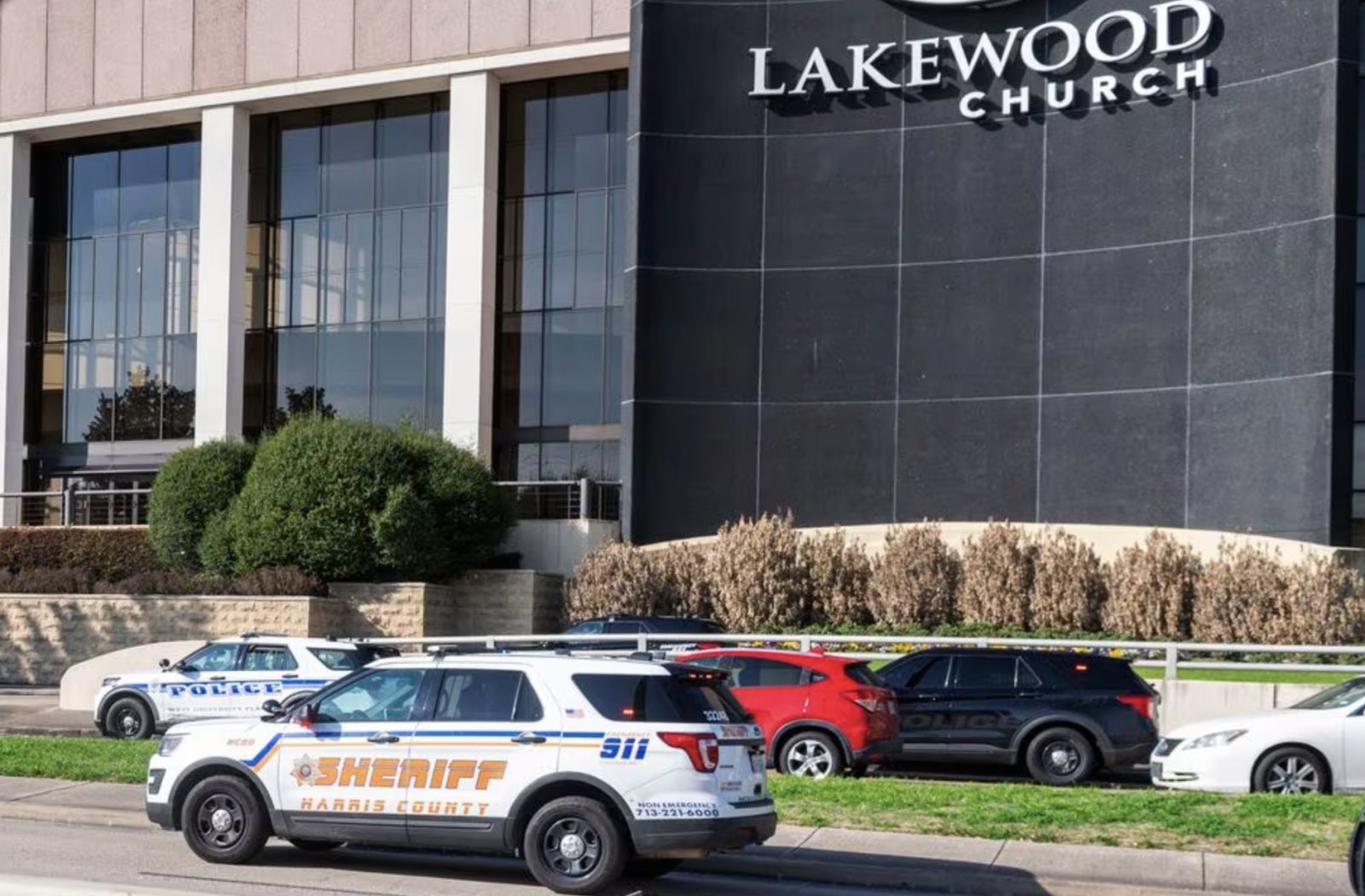Shooting in America's Lakewood Church, female attacker killed in encounter