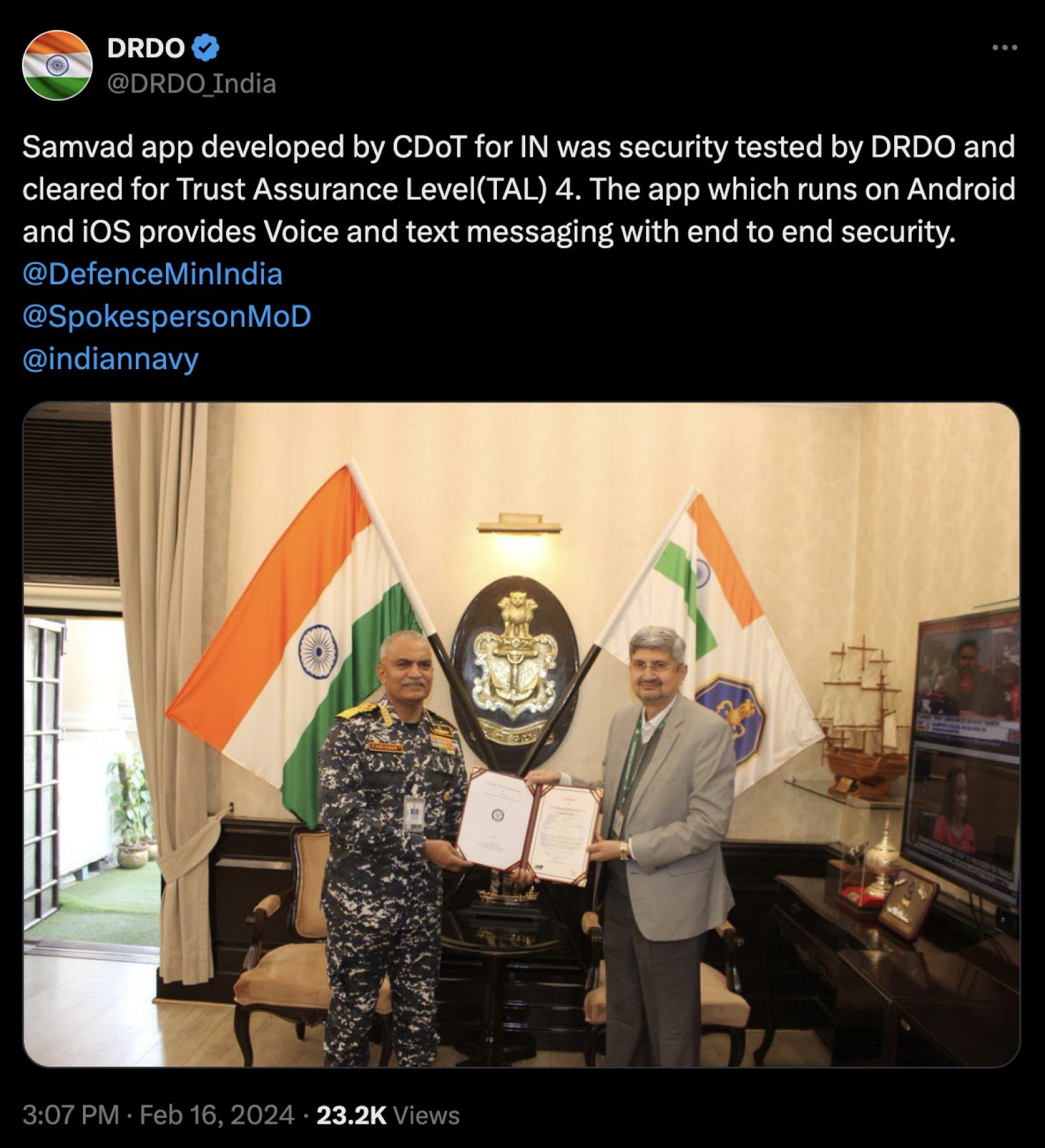 DRDO gives green signal to indigenous messaging app Samvad, will compete with WhatsApp