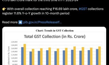 Good news for the government before the budget, GST collection increased by 10 percent