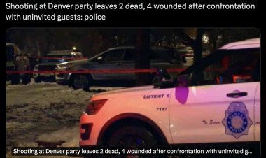 Gun violence continues to wreak havoc in America, 2 killed and 4 injured in firing at party